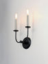 Maxim Wesley 2 Light Wall Sconce Model: 10322BKSN