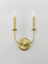 Maxim Wesley 2 Light Wall Sconce Model: 10322BKSN