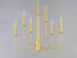 Maxim Wesley 6 Light Chandelier Model: 10326BKSN