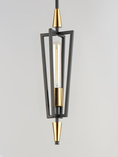 Maxim Wings 1 Light Pendant Model: 11653BKSBR
