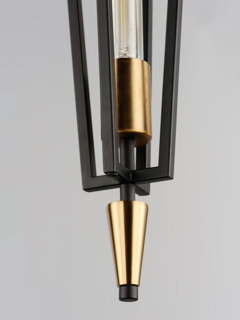 Maxim Wings 1 Light Pendant Model: 11653BKSBR