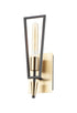 Maxim Wings 1 Light Wall Sconce Model: 11651BKSBR