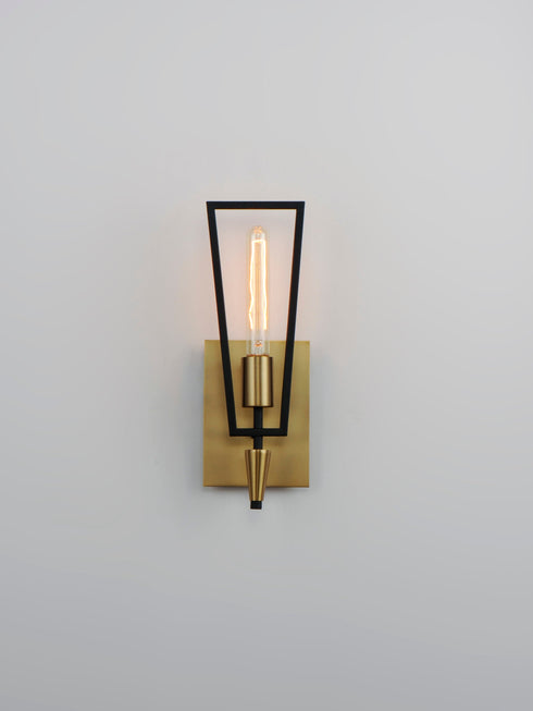 Maxim Wings 1 Light Wall Sconce Model: 11651BKSBR