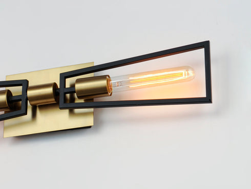 Maxim Wings 2 Light Wall Sconce Model: 11652BKSBR