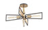 Maxim Wings 4 Light Flush Mount Model: 11650BKSBR
