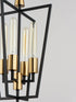 Maxim Wings 4 Light Pendant Model: 11654BKSBR