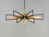 Maxim Wings 6 Light Chandelier Model: 11656BKSBR