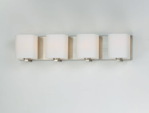 Maxim Wrap 4 Light Bath Vanity Model: 11254SWPC