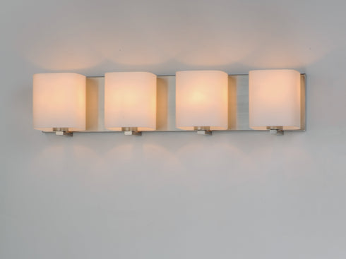 Maxim Wrap 4 Light Bath Vanity Model: 11254SWPC