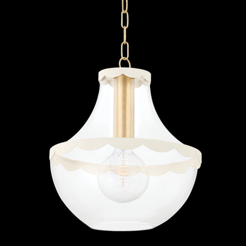 Mitzi 1 Light Pendant Model: H668701L-AGB/SCR