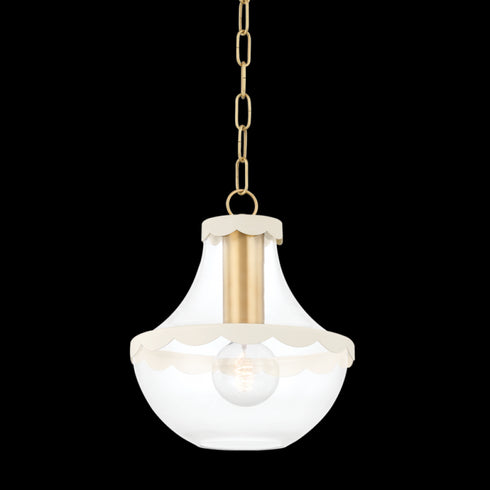 Mitzi 1 Light Pendant Model: H668701S-AGB/SCR