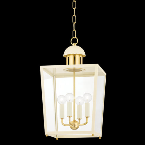 Mitzi 4 Light Lantern Model: H737704S-AGB/SBK