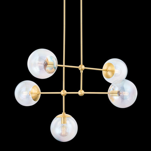 Mitzi 5 Light Chandelier Model: H726805-AGB