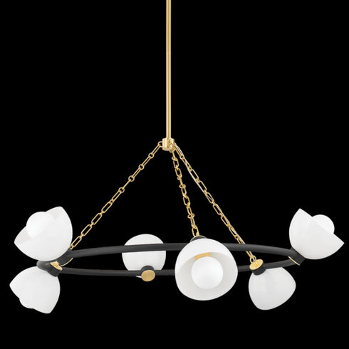 Mitzi 6 Light Chandelier Model: H724806-AGB/TBK