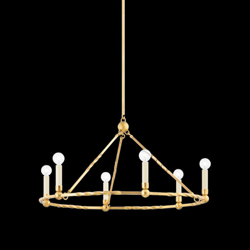 Mitzi 6 Light Chandelier Model: H738806-VGL