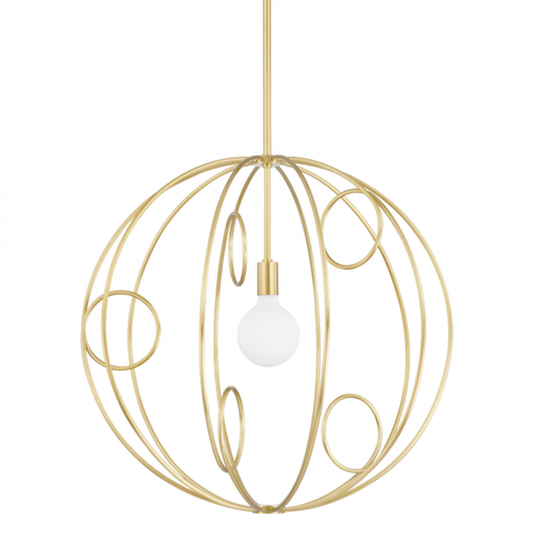 Mitzi Alanis 1 Light Medium Pendant Model: H485701M-AGB
