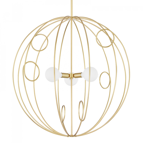 Mitzi Alanis 3 Light Large Pendant Model: H485701L-PN