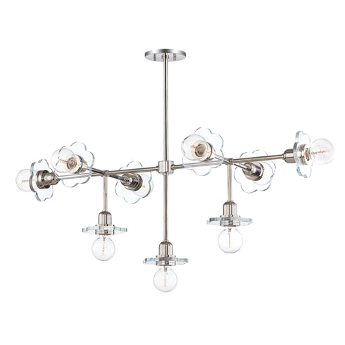 Mitzi Alexa 9 Light Chandelier Model: H357809-PN
