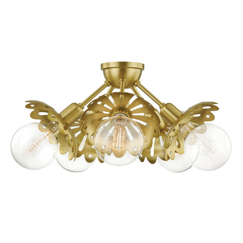 Mitzi Alyssa 5 Light Semi Flush Model: H353605-AGB