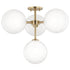 Mitzi Ashleigh 4 Light Semi Flush Model: H122604-AGB