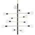 Mitzi Astrid 12 Light Chandelier Model: H178812-PN/BK