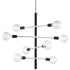 Mitzi Astrid 8 Light Chandelier Model: H178808-AGB/BK