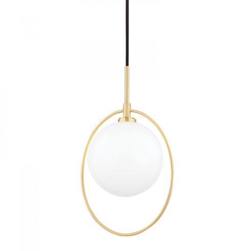 Mitzi Babette 1 Light Pendant Model: H493701-AGB