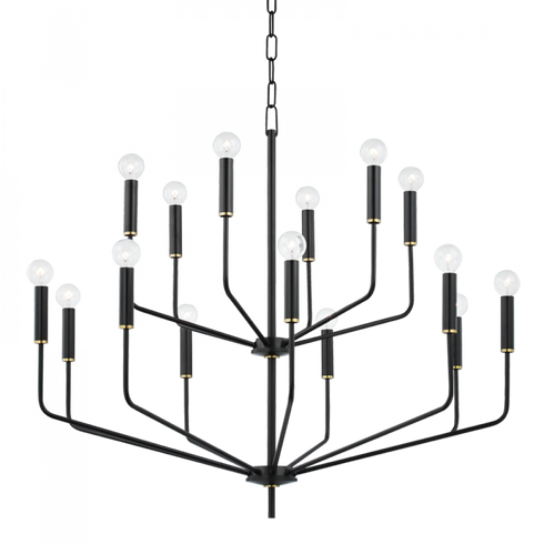 Mitzi Bailey 15 Light Chandelier Model: H516815-AGB/SBK