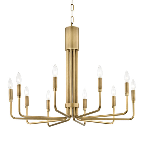 Mitzi Brigitte 10 Light Large Pendant Model: H261810-AGB