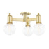 Mitzi Bryce 3 Light Semi Flush Model: H419603-AGB