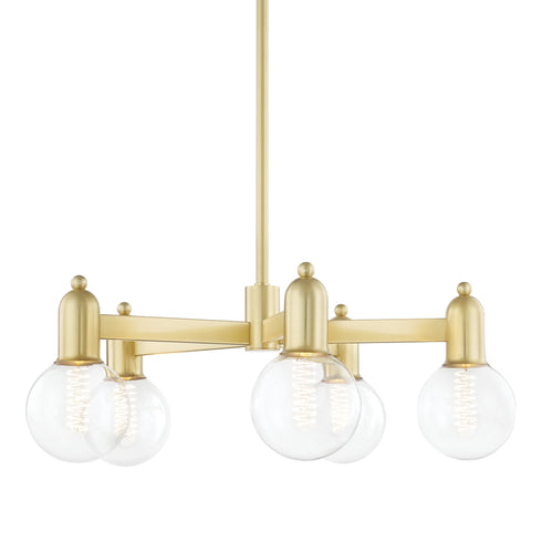 Mitzi Bryce 5 Light Chandelier Model: H419805-AGB