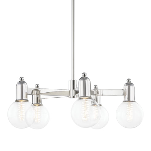 Mitzi Bryce 5 Light Chandelier Model: H419805-AGB