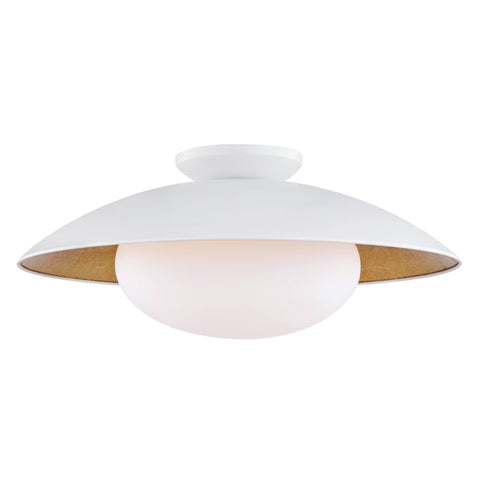 Mitzi Cadence 1 Light Large Semi Flush Model: H368601L-BLK/GL