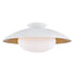 Mitzi Cadence 1 Light Large Semi Flush Model: H368601L-BLK/GL