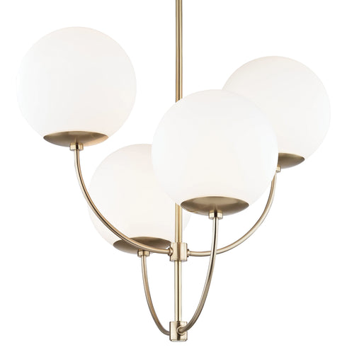 Mitzi Carrie 4 Light Chandelier Model: H160804-PN