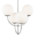 Mitzi Carrie 4 Light Chandelier Model: H160804-PN