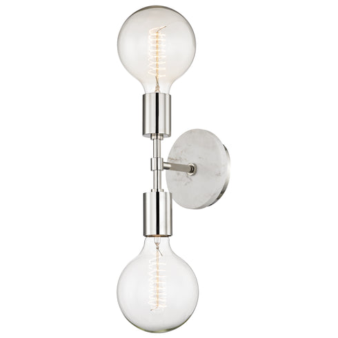 Mitzi Chloe 2 Light Wall Sconce Model: H110102-AGB