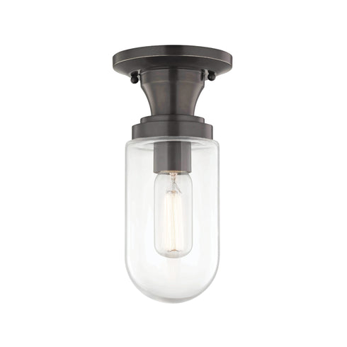 Mitzi Clara 1 Light Semi Flush Model: H124601-AGB