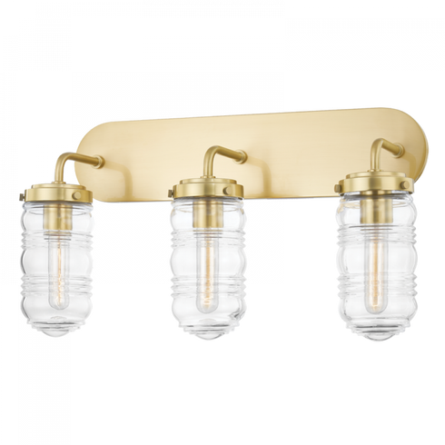 Mitzi Clara 3 Light Bath Bracket Model: H124303-AGB