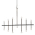 Mitzi Colette 12 Light Chandelier Model: H296812-PN/BK