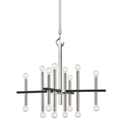 Mitzi Colette 16 Light Chandelier Model: H296816-PN/BK