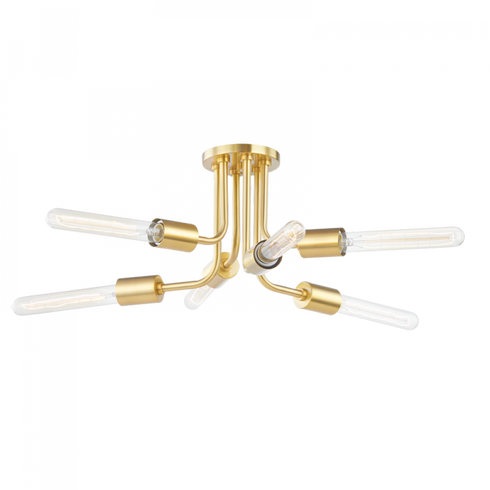 Mitzi Donny 6 Light Semi Flush Model: H510606-AGB