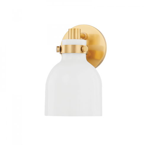 Mitzi Elli 1 Light Bath Sconce Model: H649301-AGB