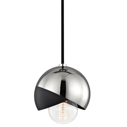 Mitzi Emma 1 Light Pendant Model: H168701-AGB/BK