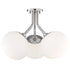 Mitzi Estee 3 Light Semi Flush Model: H134603-PN