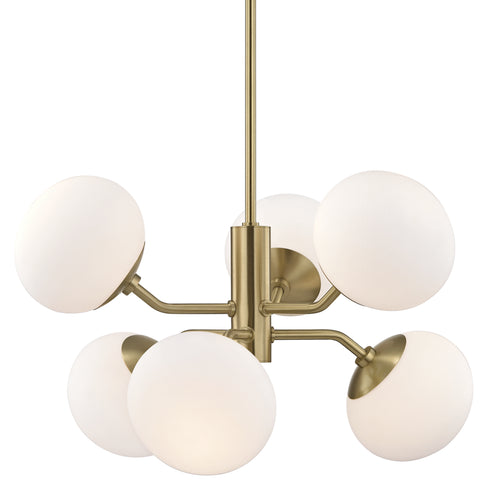 Mitzi Estee 6 Light Chandelier Model: H134806-AGB