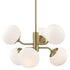 Mitzi Estee 6 Light Chandelier Model: H134806-AGB