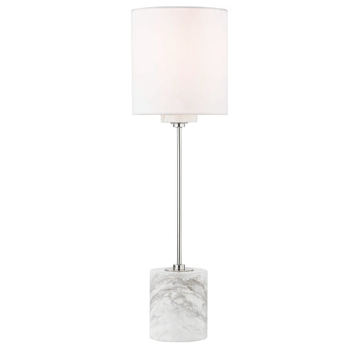 Mitzi Fiona 1 Light Table Lamp With A Marble Base Model: HL153201-AGB