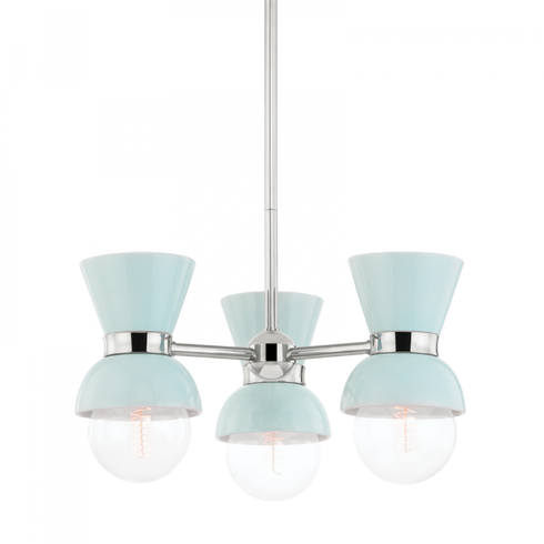 Mitzi Gillian 3 Light Semi Flush Model: H469603-AGB/CCR