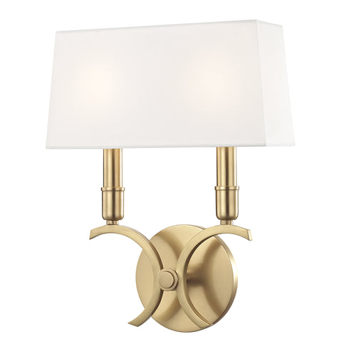 Mitzi Gwen 2 Light Small Wall Sconce Model: H212102S-AGB